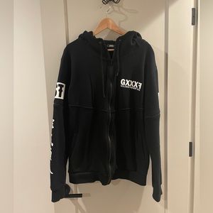 GXXXF” 2014 三國刺青 Full-Zip Hooded Sweatshirt - limit edition